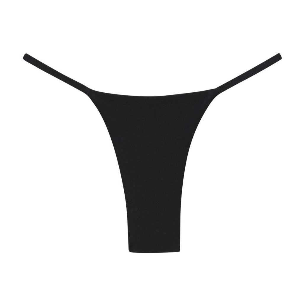 MONDAY Swimwear Barbados Bikini Bottoms in Black